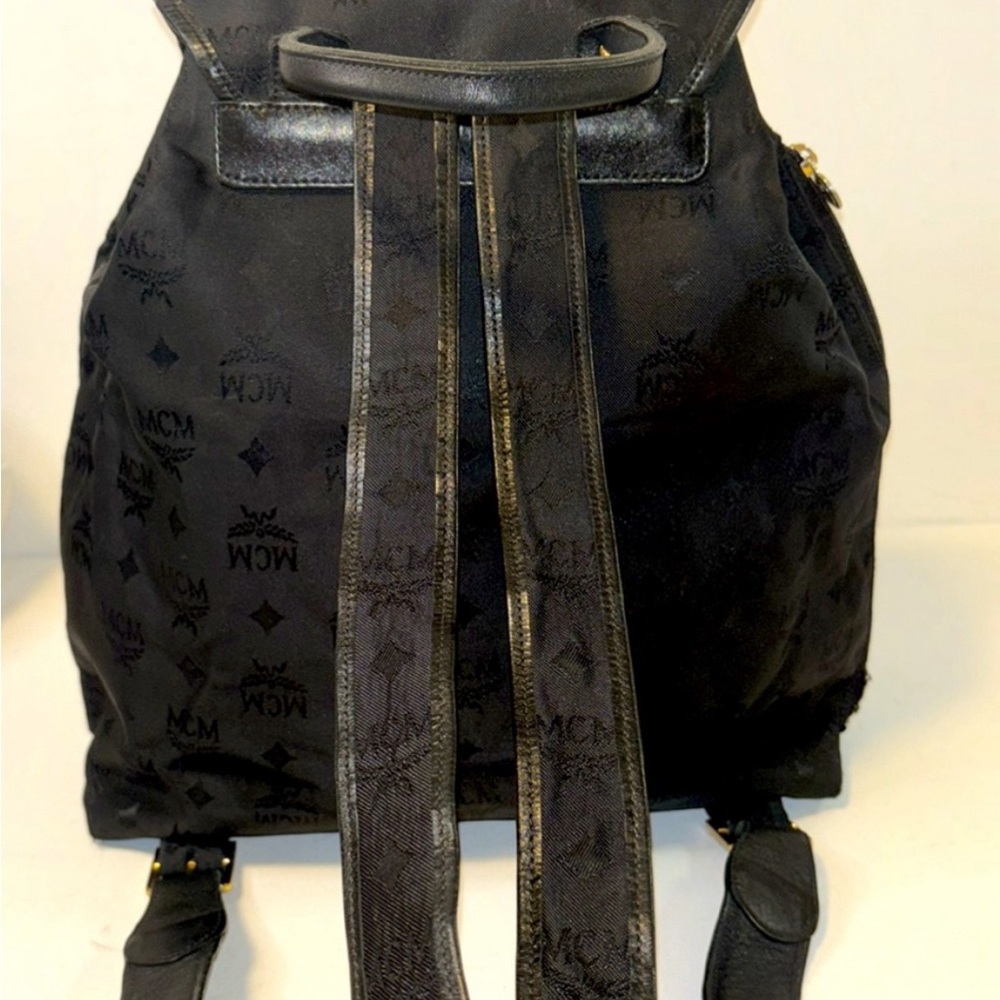 MCM Nylon Black Backpack - Picture 3 of 6
